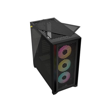 Corsair | Tempered Glass PC Case | iCUE 4000D RGB AIRFLOW | Side window | Black | Mid-Tower | Power supply included No - 2